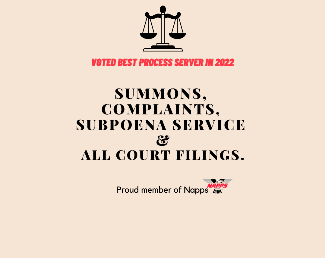 Voted Best Process Server in 2022